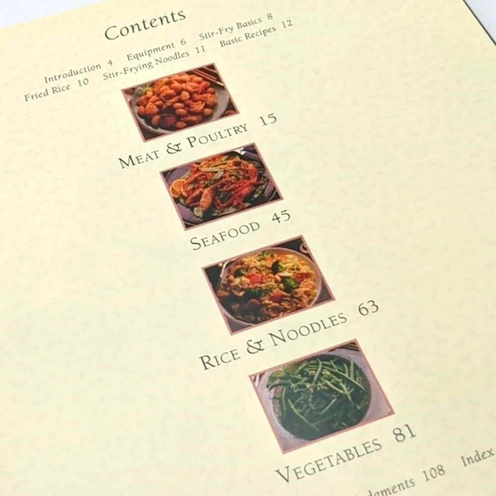 Williams & Sonoma Stir Fry Cookbook, TIME LIFE Edition